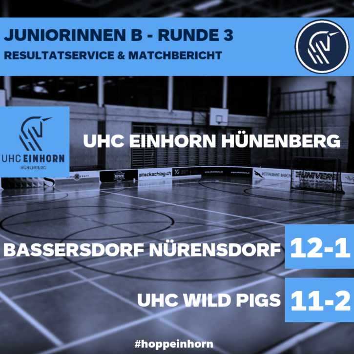 B-Juniorinnen: 3. Meisterschaftsrunde mit Sieg Nr. 4 und 5